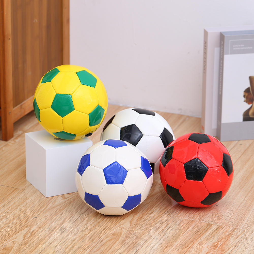 Children's No. 2 Machine-Sewn Football Pvc Kindergarten Entertainment Toys Kidsren's Sports Training Competition Wholesale Machine-Sewn Technology