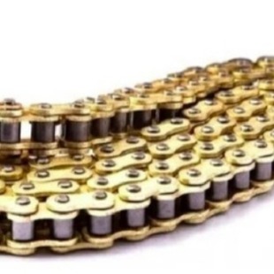 Mexico Meike Duo Product Motorcycle Chain (Gold) 428H-126L Ft150 Ft125