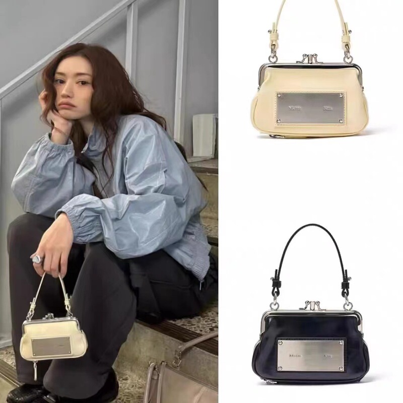 Korean Niche m K Designer Brand Mk Simple and Practical Genuine Pickup Bag Coin Purse for Women