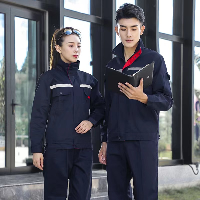 Cổ đứng màu xanh hải quân dây kéo nhỏ / 160/S