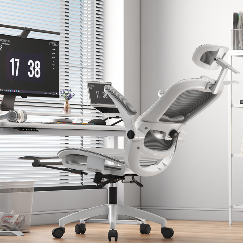 Silla ergonómica Cojín hueco de cintura 4D Almohadilla de aire de nivel 3 Bara de aire reclinable Puede ser feliz Computadora Hogar Oficina Silla de deportes electrónicos