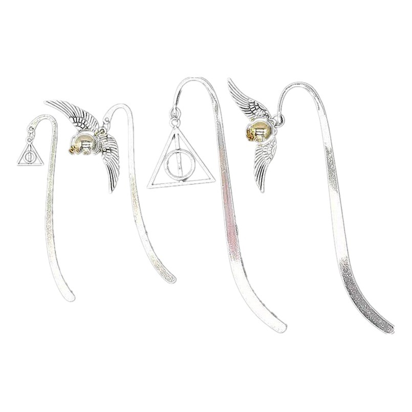 Bola marcador alas brillante marcador hoja vena pluma metal oro Flying ladrón marcador alas marcador