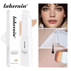 跨境lakerain二合一变色粉底棒水润轻薄blanc cover cream stick