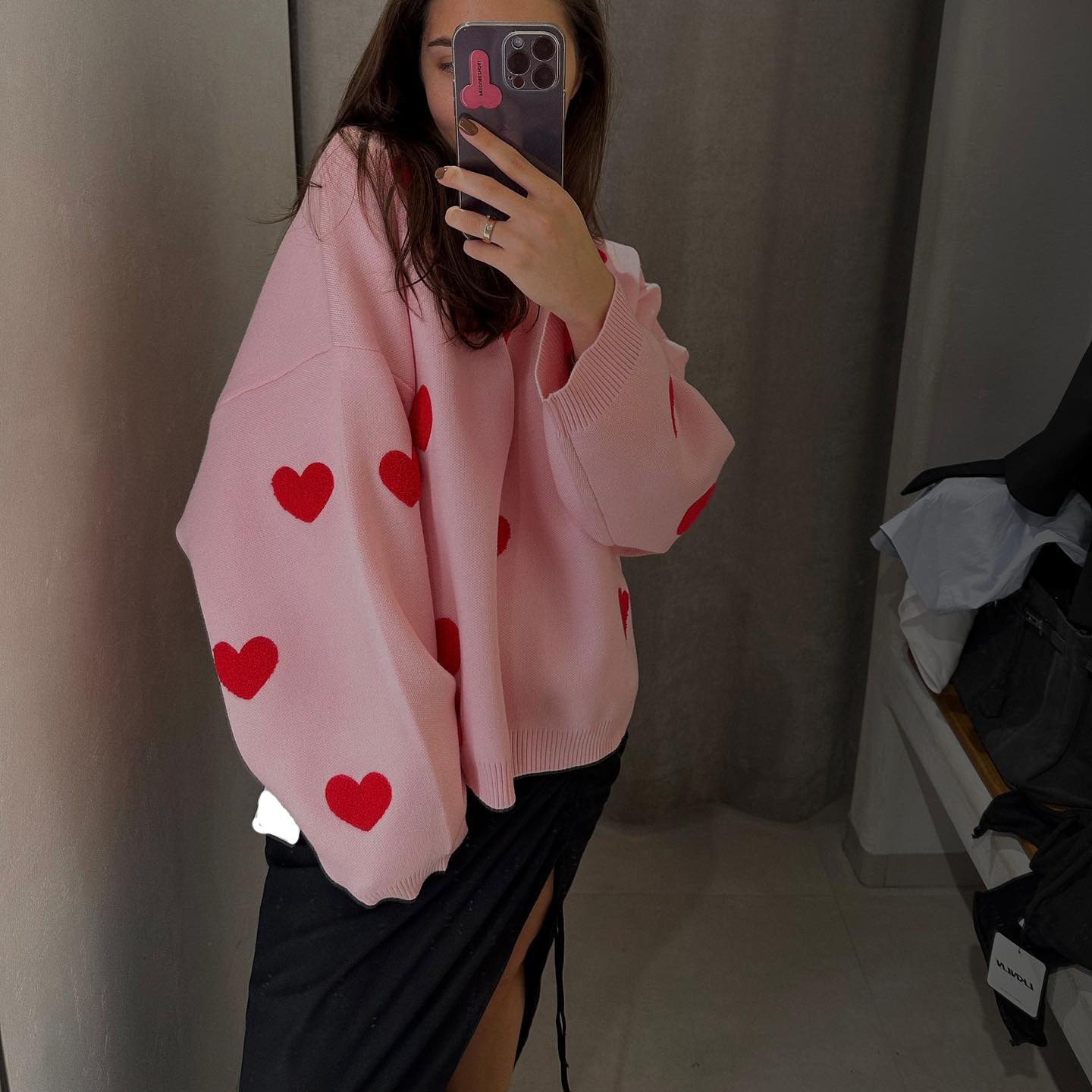 Women's Sweater Long Sleeve Sweaters & Cardigans Streetwear Heart Shape display picture 20