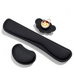 记忆棉护腕鼠标垫电脑桌面办公手腕垫加厚防滑橡胶笔记本键盘托批