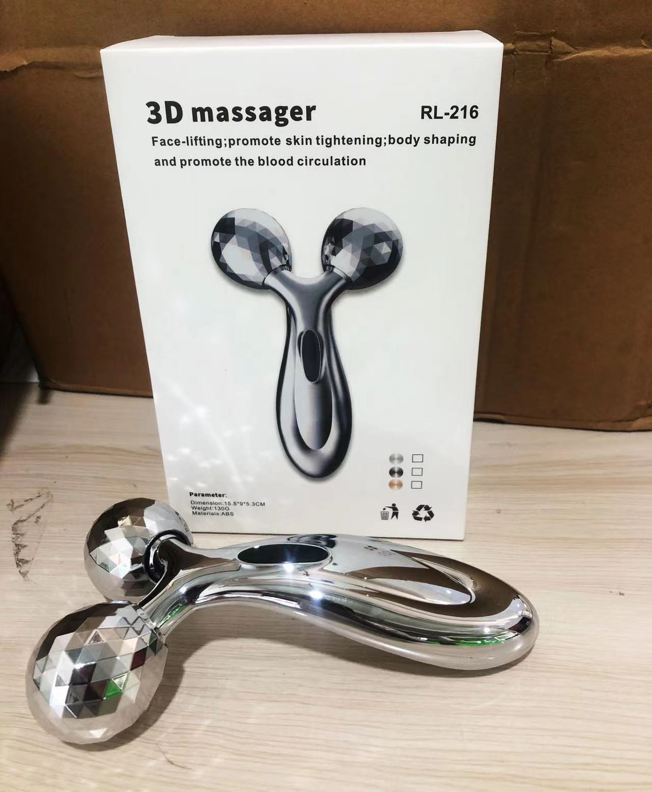 Beauty face slimming massage face slimming device 3D roller face slimming massager facial massager lifting one piece wholesale