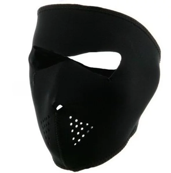 Outdoor riding seal grimace mask all black donkey friend mask CS ghost game head cover Ghost Face
