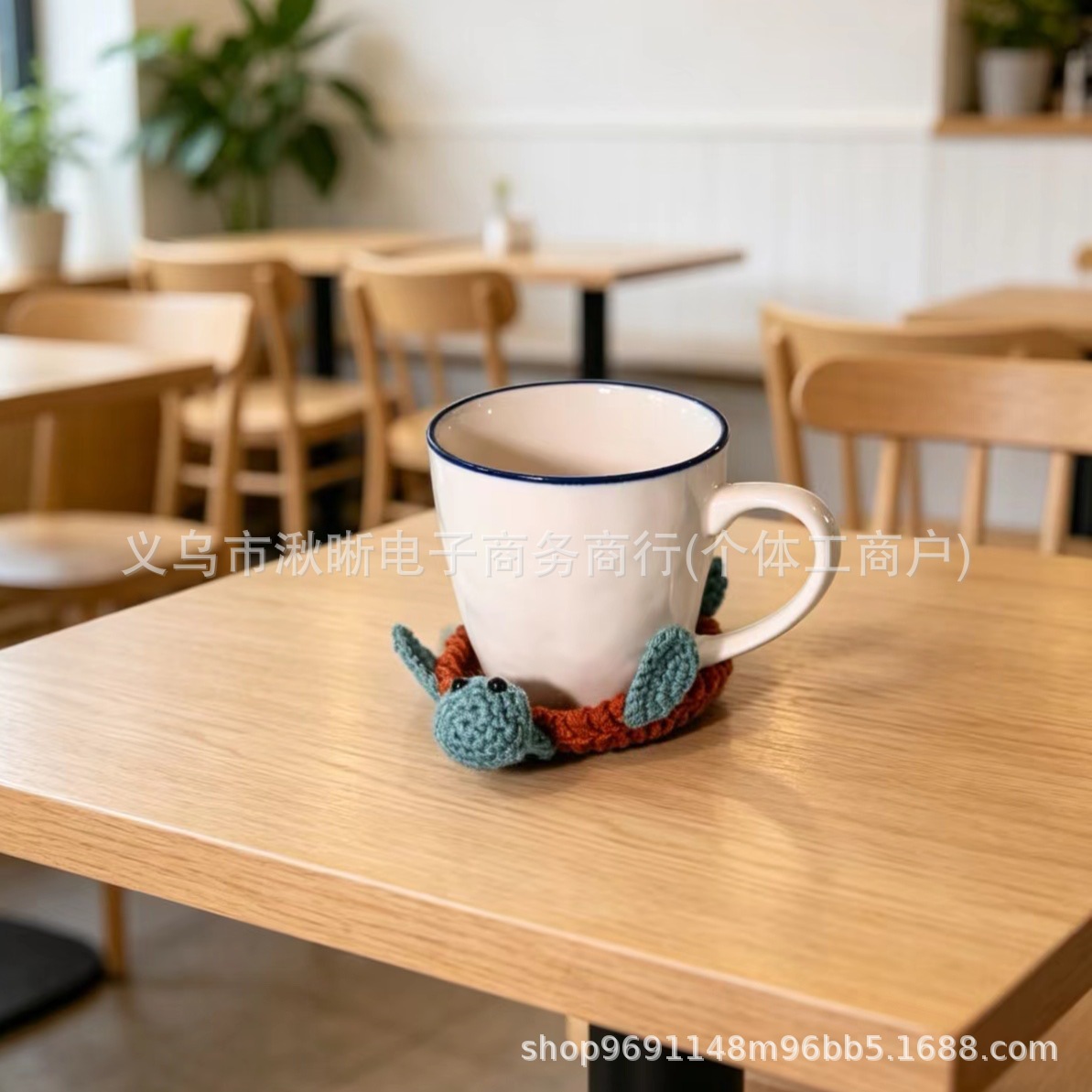 Productos ganchos descomprimidos para cojines de tazas de animales, ardilla, rana, tortuga, aislamiento térmico extraño, cojines de agujas de acoplamiento image 11