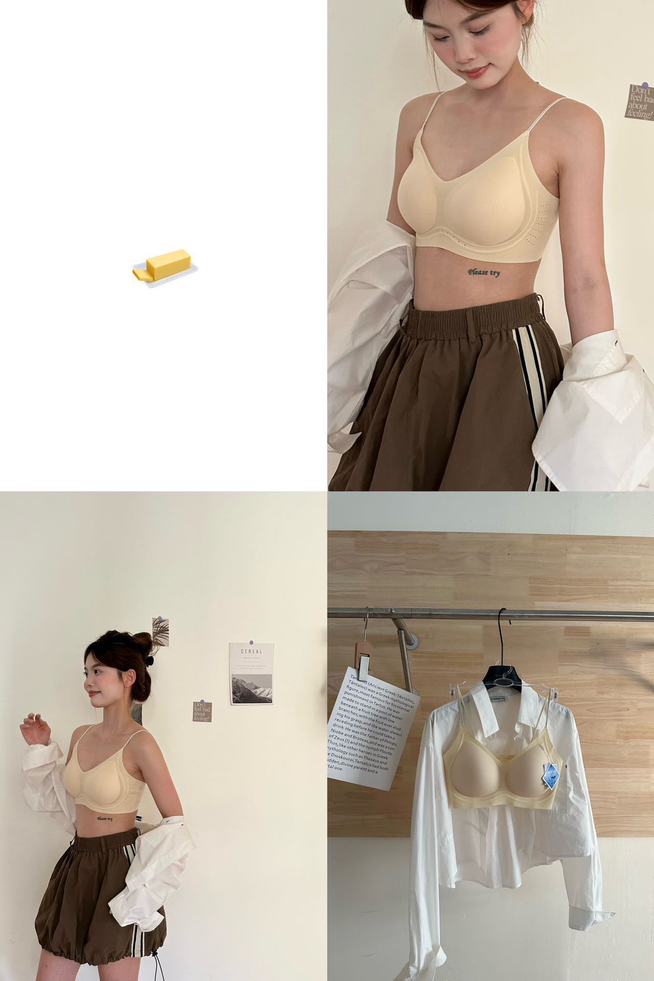 2218 # Ropa interior de gelatina líquida de piel de leche con sensación de hielo para mujer, fresco, transpirable y cómodo, correa fina para el hombro, sujetador de pecho pequeño