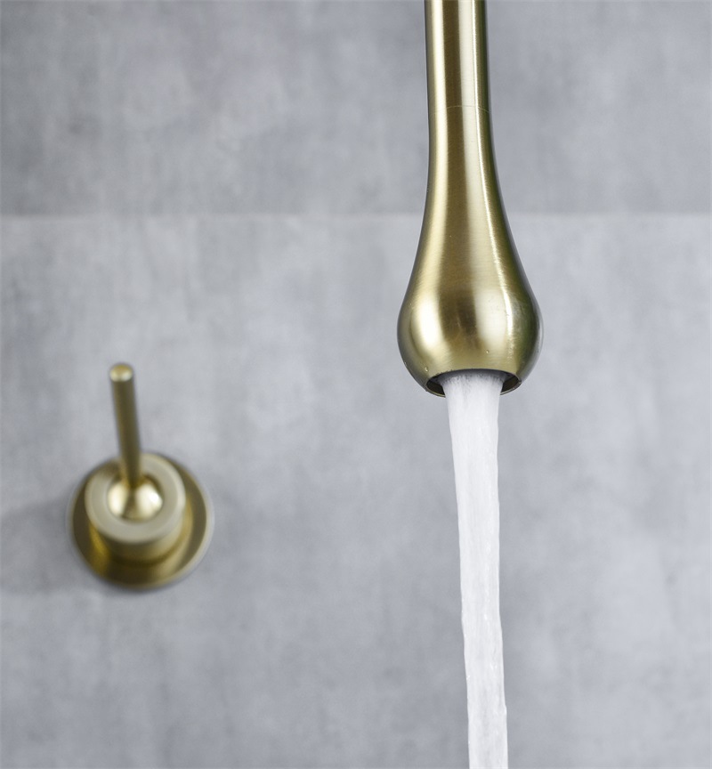 Kaiping Youjia Sanitary Ware Creative water Drop Ceiling Faucet, Suspended ceiling faucet, concealed column basin, suspended faucet 30593 undefined
