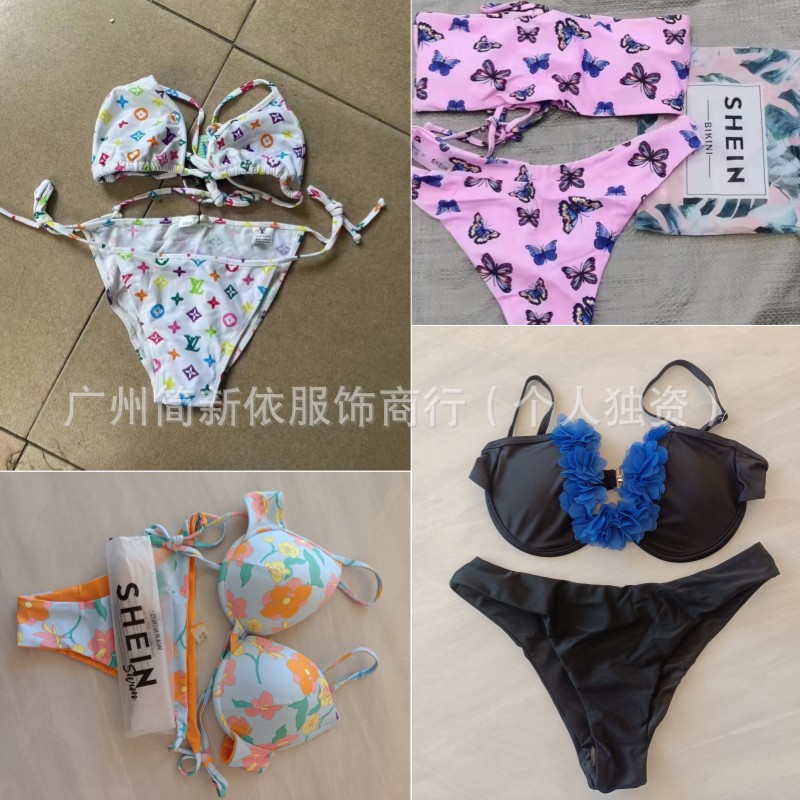Shein marca de comercio exterior nueva ropa de baño de mujer Shein biquini variado al por mayor bajo precio fabricante de suministro de mano