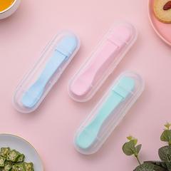 Baby food fork, spoon, food tongs, takeout noodle clip tool, dish tongs, infant spoon, rice spoon, three-in-one