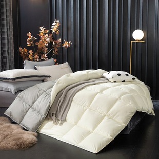 Factory wholesale plus cotton feather velvet quilt warm core feather velvet five-star hotel spring autumn winter quilt gift