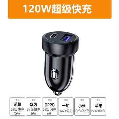 Mobil şarj cihazları – charging car charger - mini-version-100w-super-fast-charge
