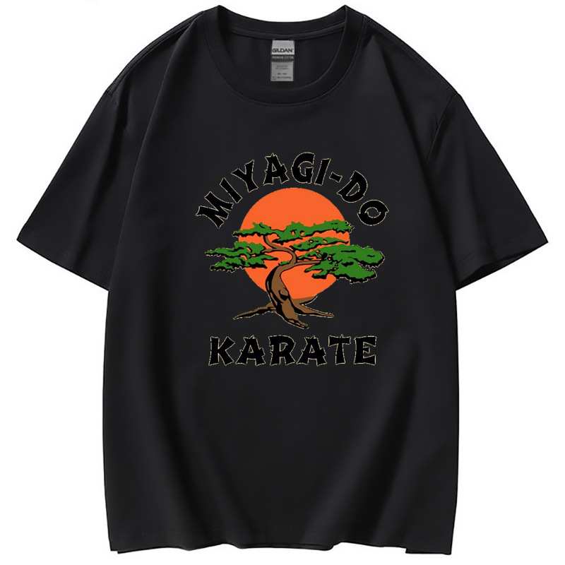 Karate Kid Cobra Peripheral Short-sleeved T-shirt Men's Second-dimensional Trendy Short-sleeved Summer Anime Loose Women's T-shirt