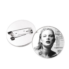 霉霉Taylor Swift水晶玻璃胸針徽章泰勒斯威夫特粉絲禮物時尚別針