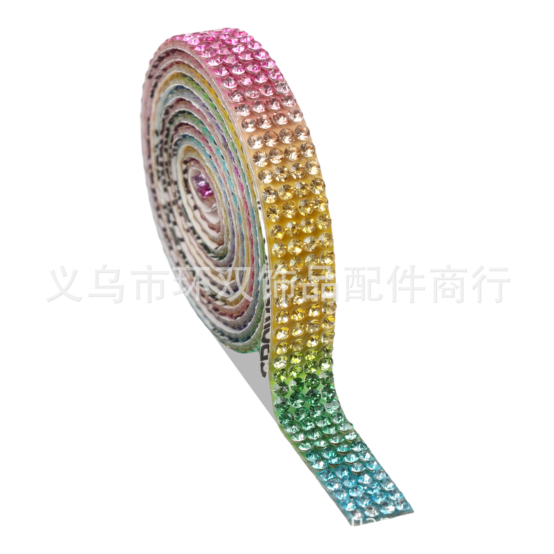 Código adhesivo de diamante de cristal, tira de diamantes de imitación, pegatinas de diamantes de flash autoadhesivas, accesorios de joyería, cinta de perforación autoadhesiva de bricolaje, accesorios de vestir image 21