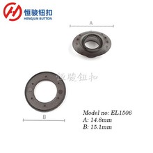 厂家 异型椭圆气眼 水滴塑料汽眼塑料透气气眼 服装辅料