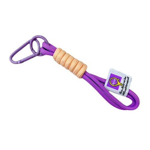 Nylon woven cloth color rope men's and women's keychain carabiner couple's keychain mobile phone pendant bag lanyard