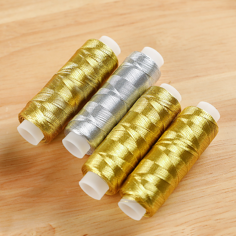 金银线绣花线DIY手工绣花线家用缝纫机缝纫线手工金属线金银丝线