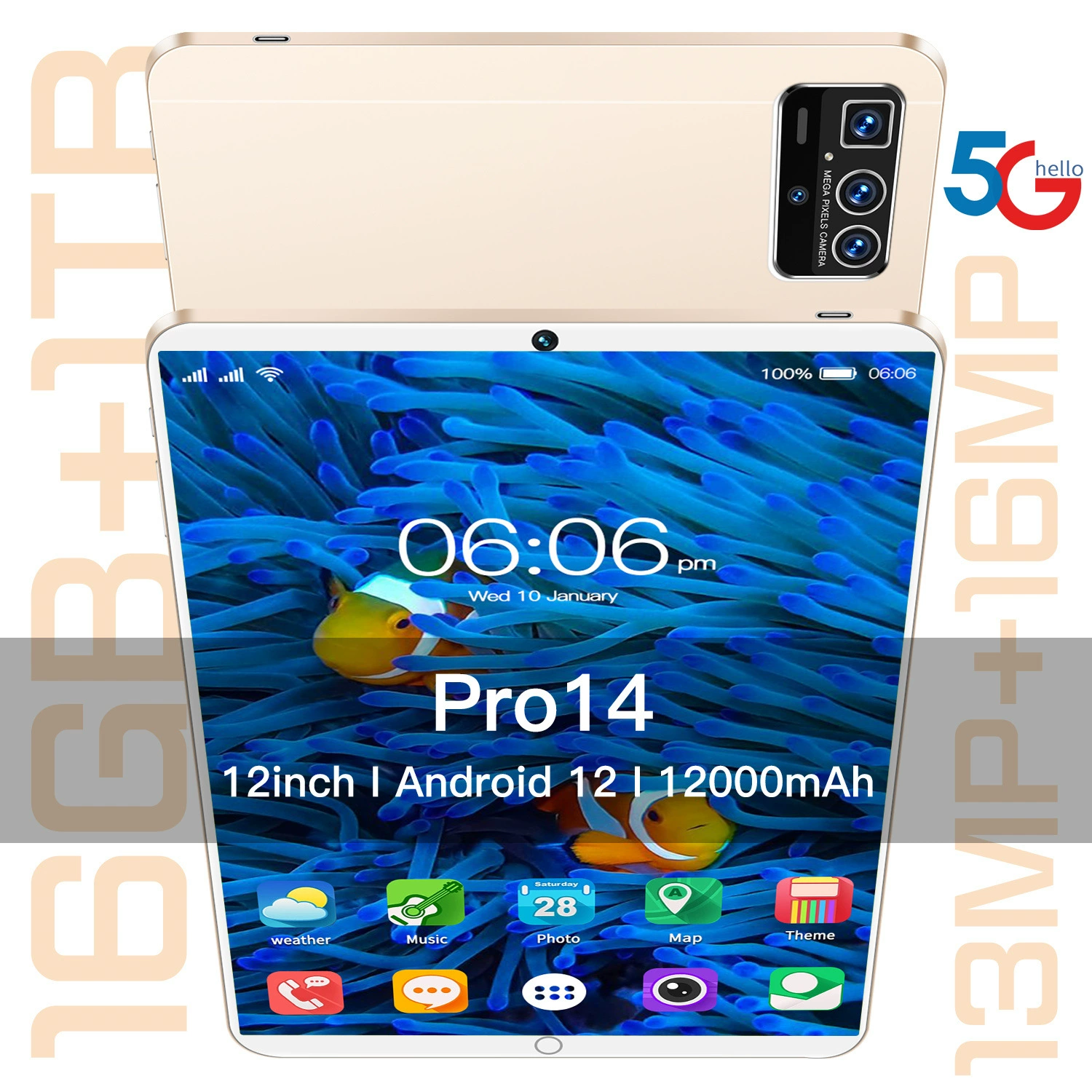 Планшетный умный ноутбук, pro14, Android