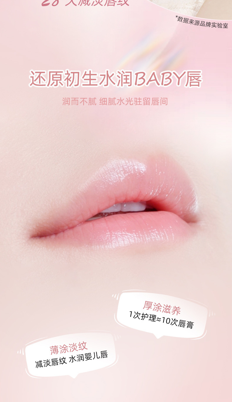 NOVO Plant-based Cleansing Lip Balm Moisturizes and hydrates, prevents dryness and cracking, and reduces lip lines. It is a colorless lip balm for the base lip Item Picture
