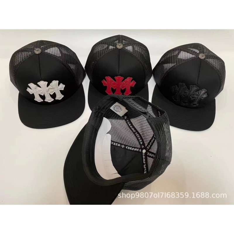 Chrome hearts 美式潮牌新款情侣夏季trucker cap 遮阳帽现货批发|undefined