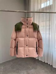高バージョン蒙家parana羽皇織帯ファスナーパン服帽子ダウンジャケット女性保温ダウンジャケット