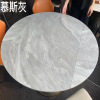 Modern light luxury shiny rock plate dining table rotating and retractable square dual -use meal table folding small apartment function table