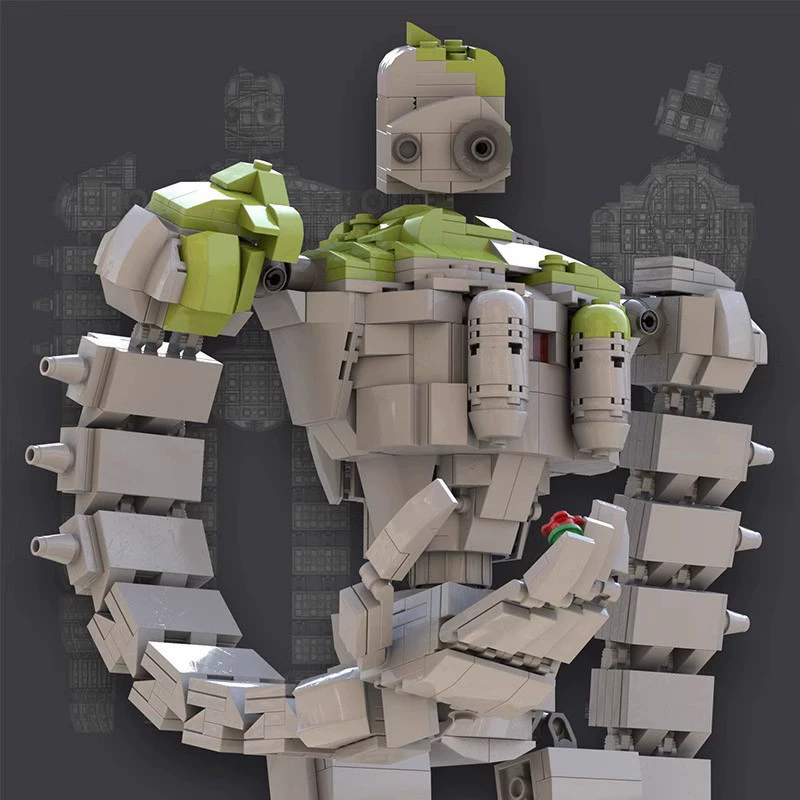 MOC-201801 Bigmore совместим с Lego Creative Sky City, каменный робот, анимация Миядзаки, инстанция