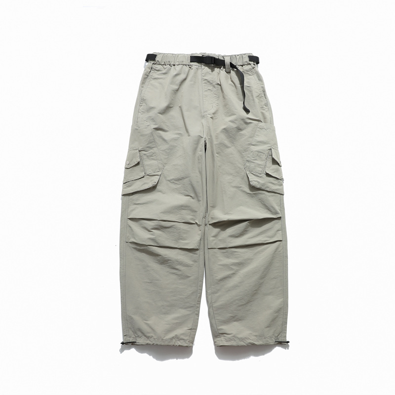 Men's Cargo Pants Retro Ameikaji Multi-pocket Workwear Trousers_voghion.com