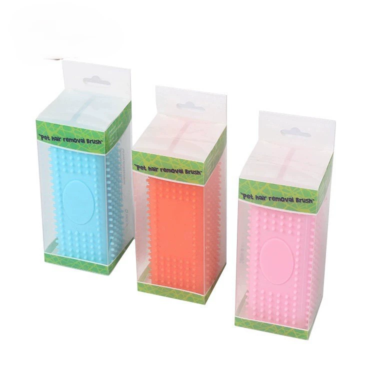 Щетка любимчика кошки и собаки фабрики Оптовая липкая щетка Силикона чистки волос щетка любимчика