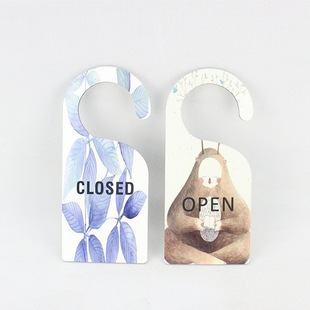 Cross-Border Free Design Sublimation Mdf Door Hanging Heat Transfer Blank Door Hanging 3mm Thickness DIY Double-Sided Printing
