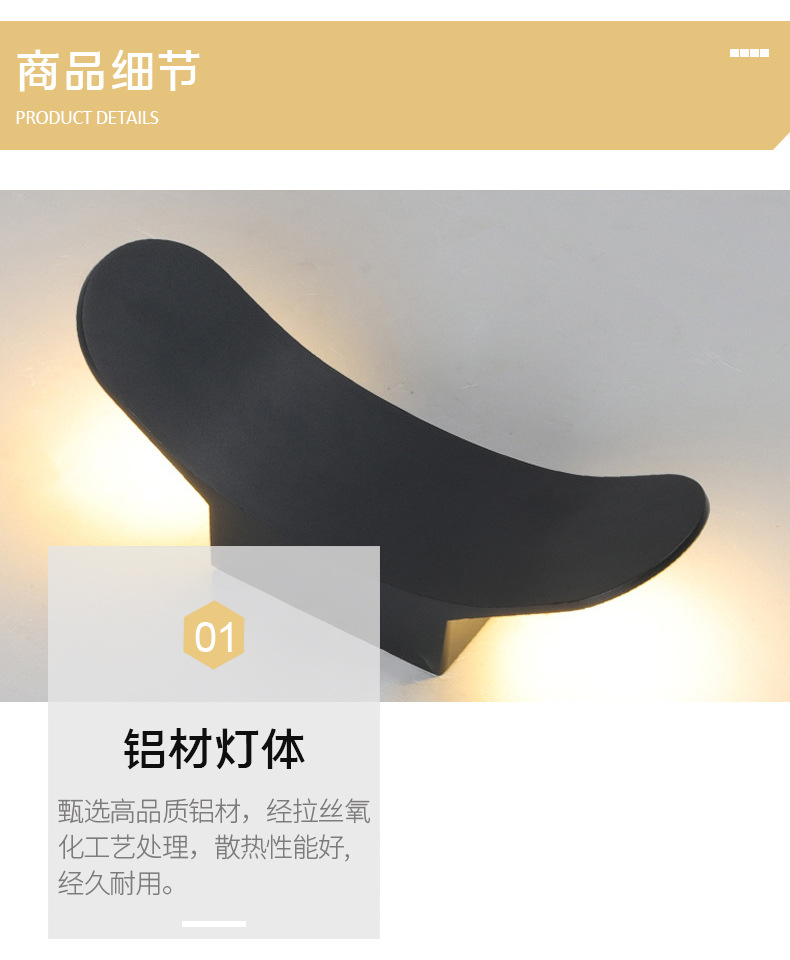 阳台外墙庭院室内楼梯走廊床头壁灯