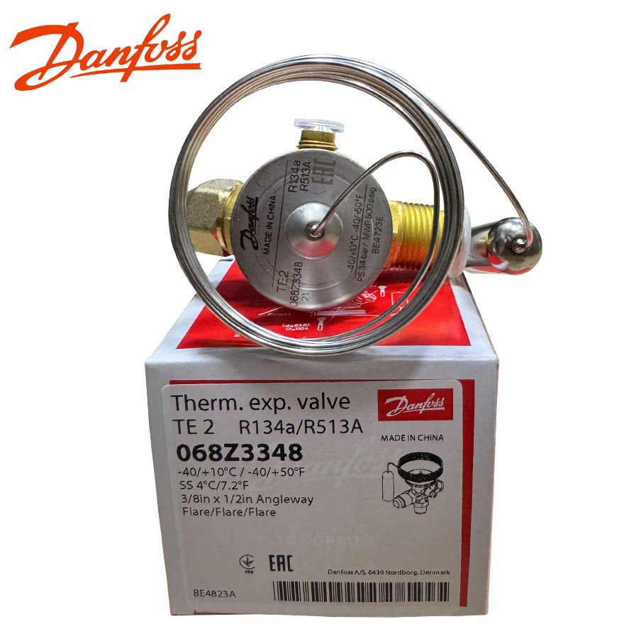 全新原装DANFOSS丹佛斯TE2膨胀阀068Z3348冷冻冷库设备R134A/R513