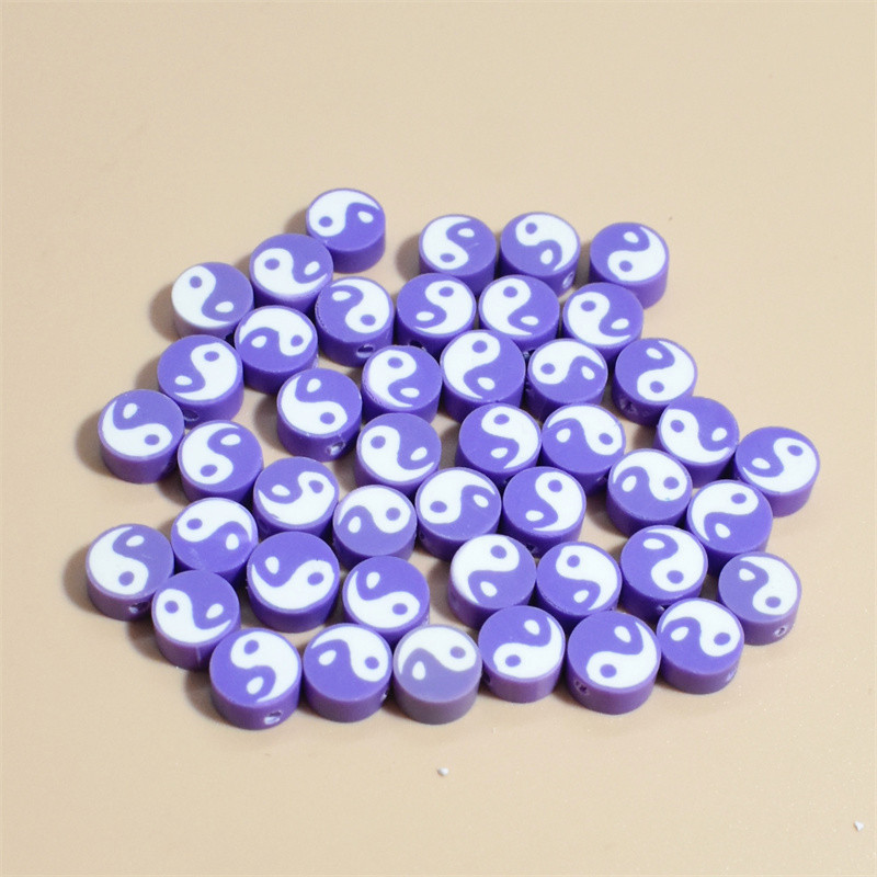 100 PCS/Package Soft Clay Gossip Beads display picture 8