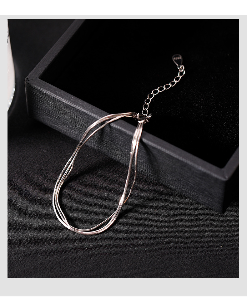 Women'S Gender Basic Simple Style Lines Copper Plating Bracelets