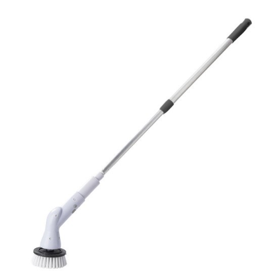 Y cepillo de limpieza eléctrico multifuncional inalámbrico para baño, mango largo de mano, limpieza telescópica giratoria automática, cepillo para baño