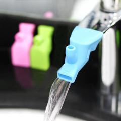 Silicone faucet extender extended spout cover for children extended spout dual-purpose anti-splash wholesale delivery
