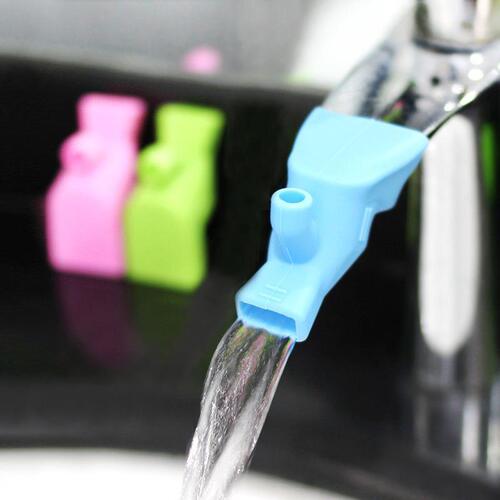 Silicone faucet extender extended spout cover for children extended spout dual-purpose anti-splash wholesale delivery