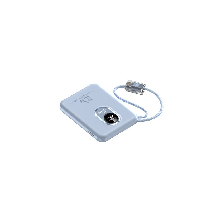 国境を越えた卸売3C認定パワーバンク、新しい10000mAh 22.5W磁気ワイヤレス急速充電、ケーブル付き|undefined