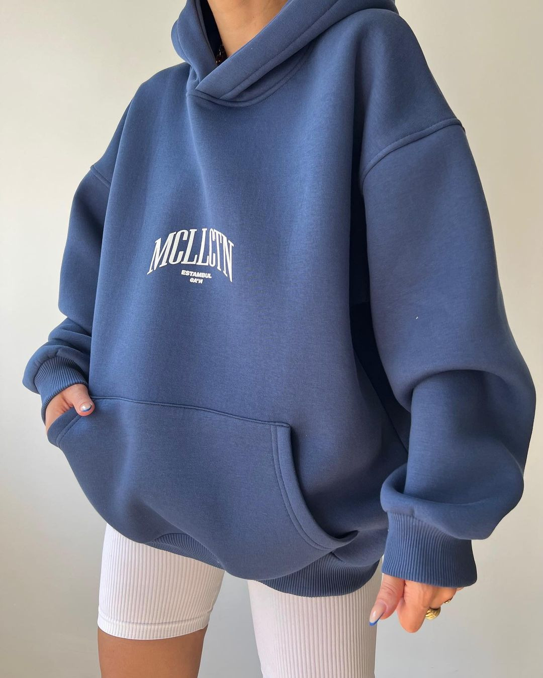 2023 Damski sweter z nadrukiem, uniwersalny top z długimi rękawami i kapturem dla kobiet_voghion.com