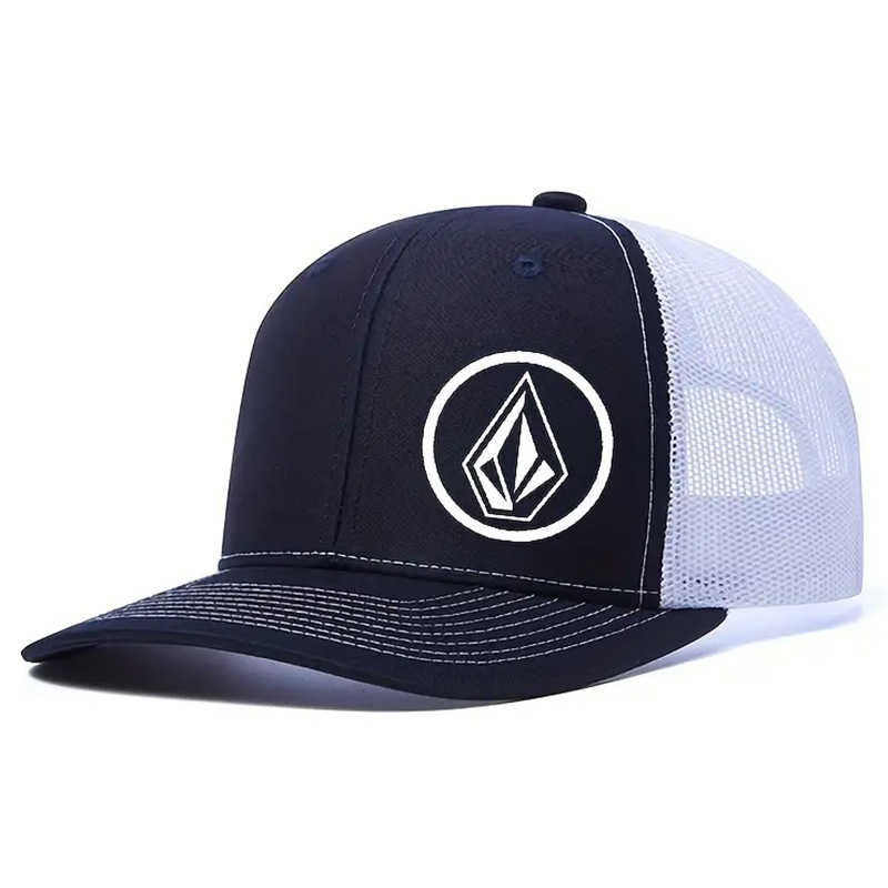 Unisex Casual Sports Style Geometric Wide Eaves Baseball Cap display picture 7