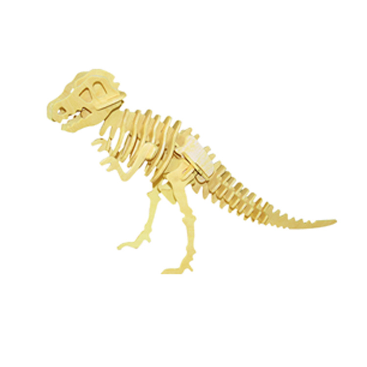 3d立体パズル手作りdiy木製の組み合わせ木製の組み合わせ恐竜木製小屋の車