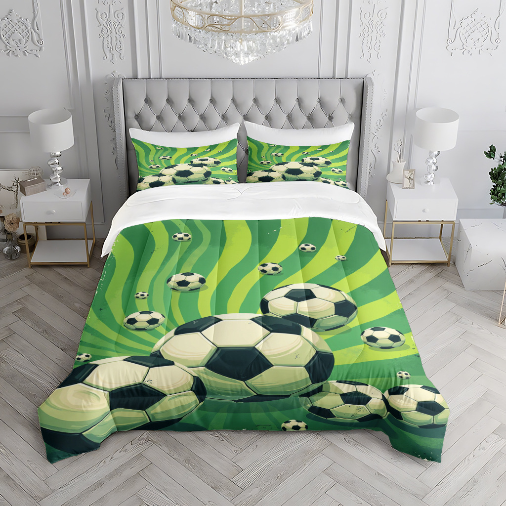 Transfronterizo 180gms Kit de edredón impreso textil casero edredón funda de almohada fabricantes de fuentes TEMU / JIT