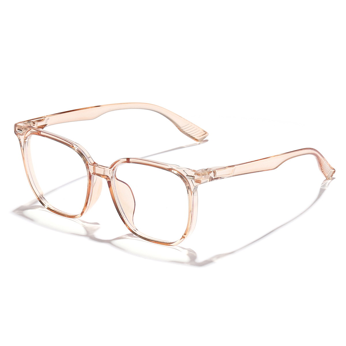 Nueva venta al por mayor caja clásica campus moda Anti-azul gafas de luz llano cara pequeña miopía gafas de Marco