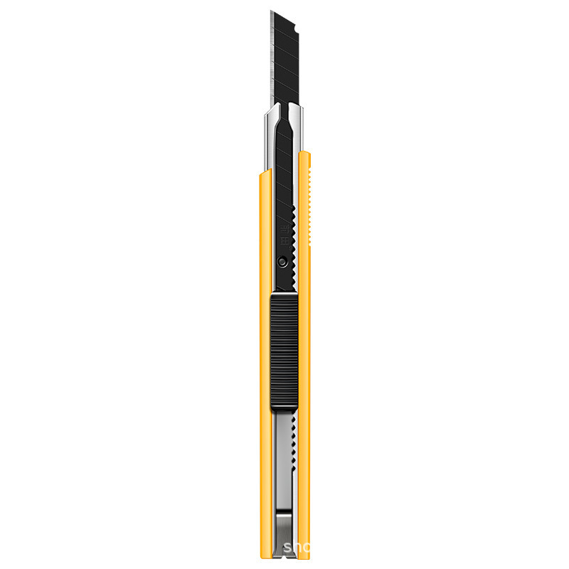 デウェン DW-107 小型9MMカッターナイフ 黒刃 標準尖角 カッティングナイフ 壁紙・壁紙用 卸売 安全・滑り止め|undefined