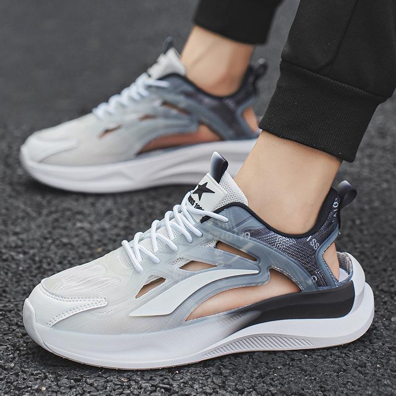 2024 summer air shoes fashion parent-child hollow mesh sneaker men's light soft bottom running coconut shoes