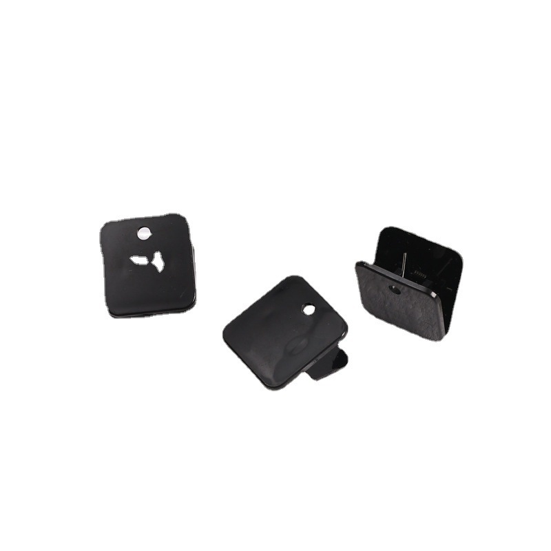 Fabricantes al por mayor acrílico cuadrado clips pequeños materiales de aprendizaje de oficina simple papel de prueba de clasificación de clips de plástico