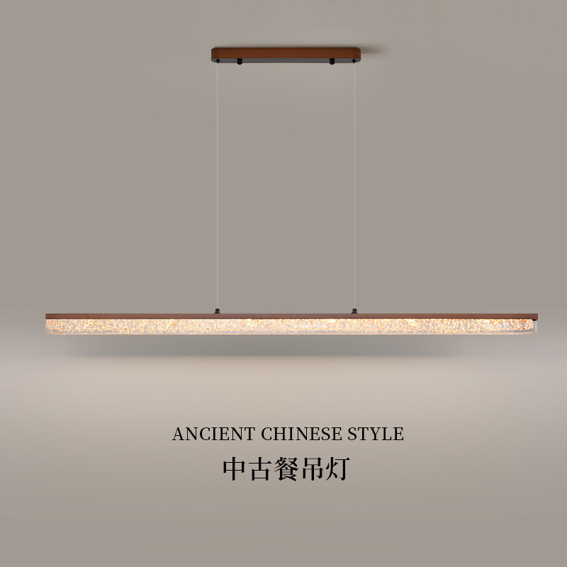 Minimalist Restaurant Chandelier Modern Creative Light Luxury Dining Room Dining Table Island Bar Italian Designer One-word Long Lamps Minimalist Restaurant Chandelier Modern Creative Light Luxury Dining Room Dining Table Island Bar Italian Designer One-word Long Lamps